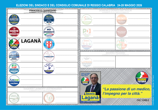 Fac Simile scheda elettorale